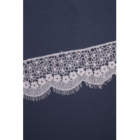 7185 Кружево макраме цв.светло розовый