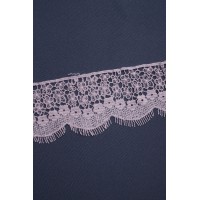 7185 Кружево макраме цв.темно розовый