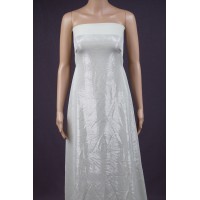 23602 Трикотаж Диско кол. 01 білий+срібло