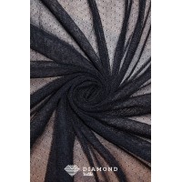 24843 Сітка в крапку кол.08 чорний