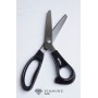 Ножницы фигурные Зиг-заг "Belltex" №9/23,5 см цв.черный