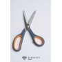 Ножницы портновские "Diana" №8/19,5 см, цв.серый+оранжевый