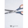 Ножницы портновские "Penguen" №10/25,5 см, цв.серый+оранжевый