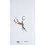 Ножницы для рукоделия "Журавлик" №3,5 см, цв.золото