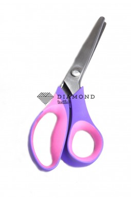 Ножницы фигурные Зиг-заг "Pinking Scissors" №9/23,5 см цв.розово-сиреневый