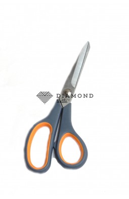 Ножницы портновские "Diana" №8/19,5 см, цв.серый+оранжевый