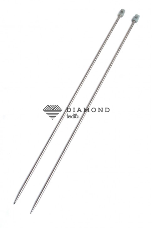 Спицы прямые Needles металлические 3.5 мм - 35 см