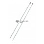 Спицы прямые Needles металлические 4.0 мм - 35 см