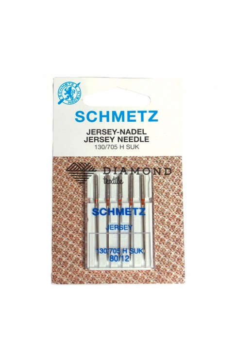 Иглы для трикотажа Schmetz Jersey №80 (5 шт)