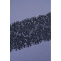 6342 Кружево шантильи цв.черный