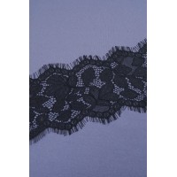 9108 Кружево шантильи цв.черный