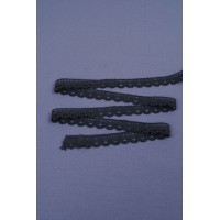 Кружево хлопок цв.черный