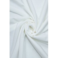 26504 Трикотаж "Скуба Креп" кол.01 молочний