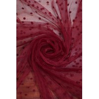 26486 Фатин євро з флоком кол.10 бордо