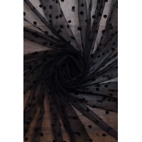 26486 Фатин євро з флоком кол.13 чорний