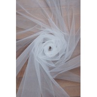 01669 Фатин м`ягкий "Весільний" кол.02 айворі