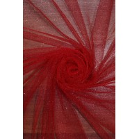 15344 Фатин с блеском цв.26 красный