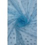 23986 Органза звёзды диз.8026 цв.02 голубой