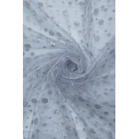 23986 Органза точки диз.01 цв.02 серебро