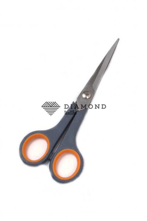 Ножницы портновские "Diana" №8/17,5 см, цв.серый+оранжевый