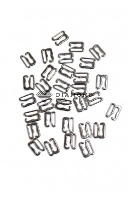 Крючек металл 10 мм серебро