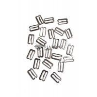 Крючек металл 15 мм серебро