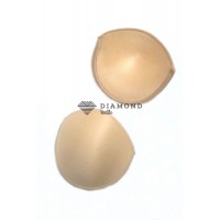 5537 Чашка балконет Push-up, с косточкой, бежевый, об.80 см